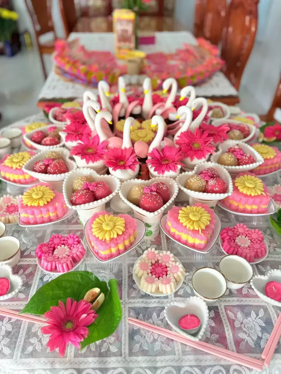 Mâm cúng đầy tháng bé gái ( Gói 4 )