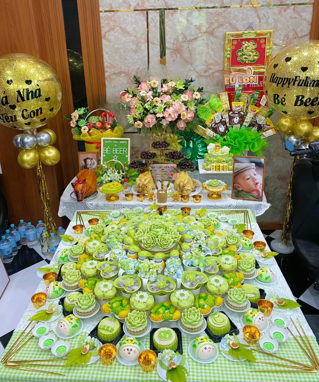 Mâm Cúng Thôi Nôi Bé Trai Trọn Gói