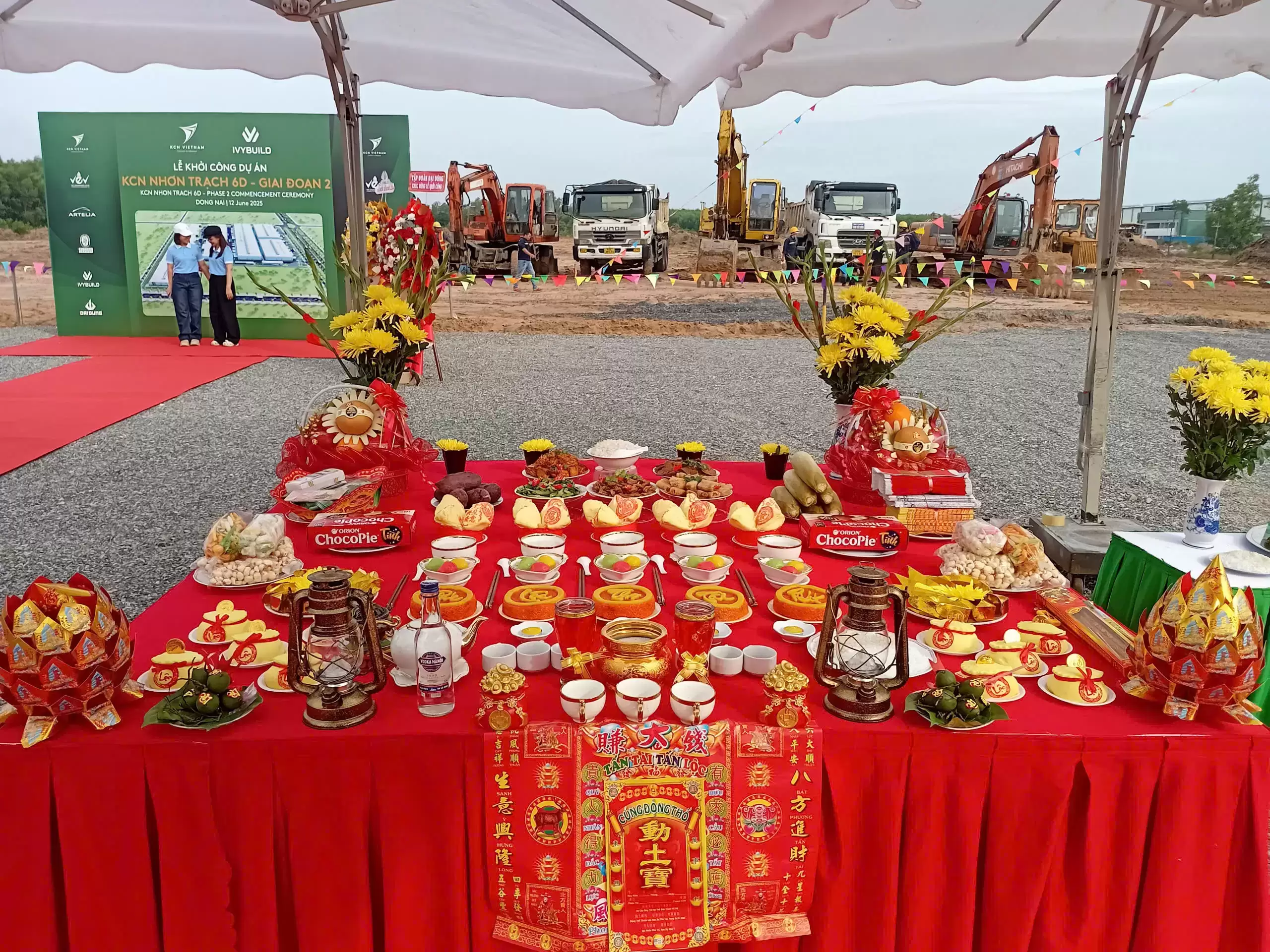 Mâm Cúng Động Thổ Trọn Gói