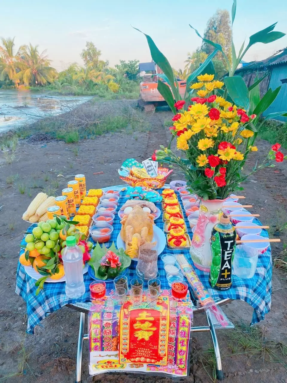 Mâm Cúng Động Thổ ( Gói 2 )
