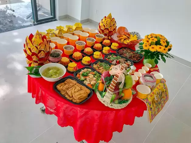 Mâm Cúng Nhà Mới ( Gói Chay )