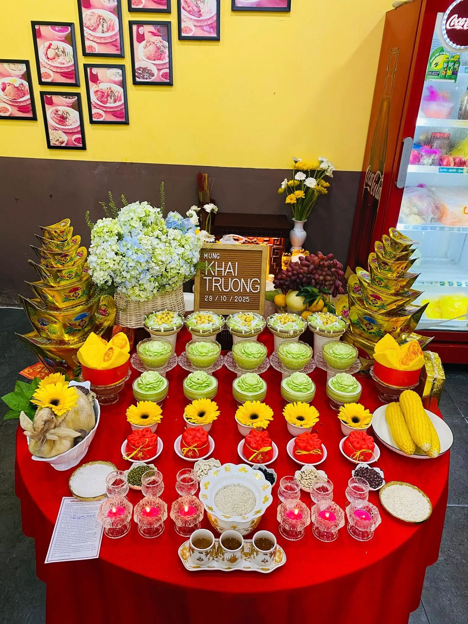 Mâm Cúng Khai Trương Trọn Gói Giá Rẻ Tại Hà Nam – Chuẩn Phong Tục, Giao Nhanh